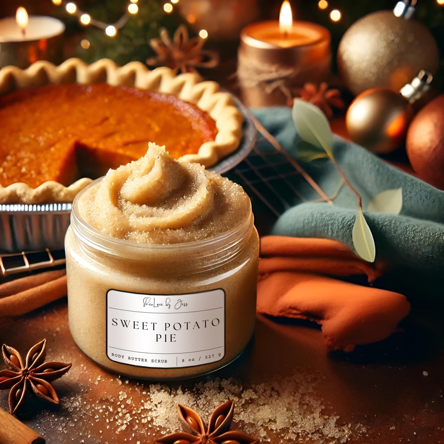 Sweet Potato Pie Sugar Scrub