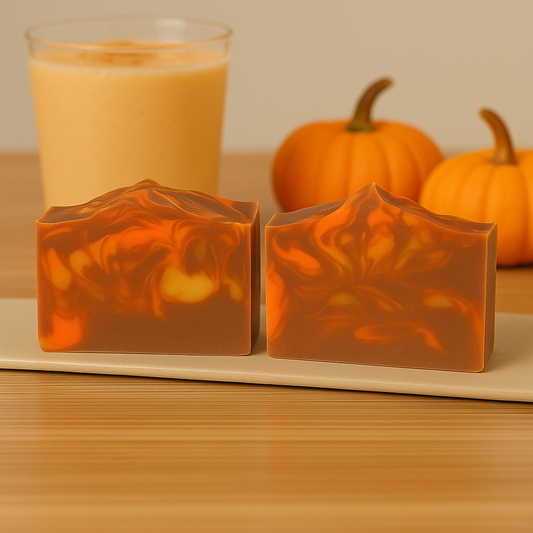 Spiced Pumpkin Eggnog Bar Soap