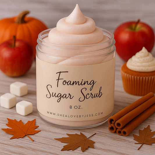 Foaming Sugar Scrub, Fall Collection