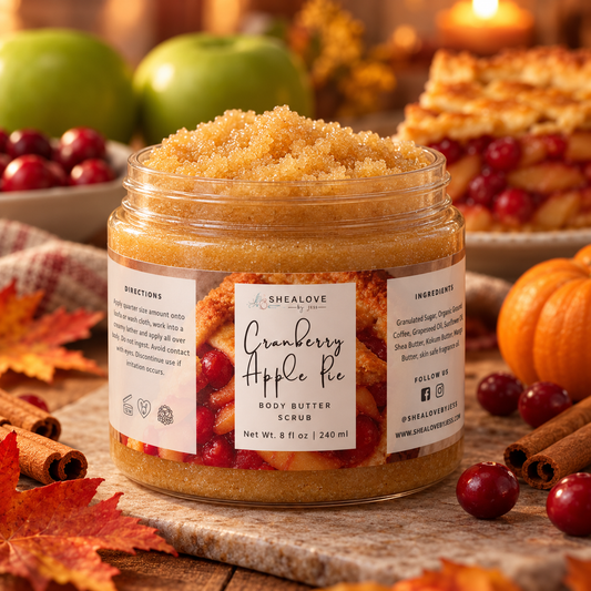Cranberry Apple Pie Sugar Scrub