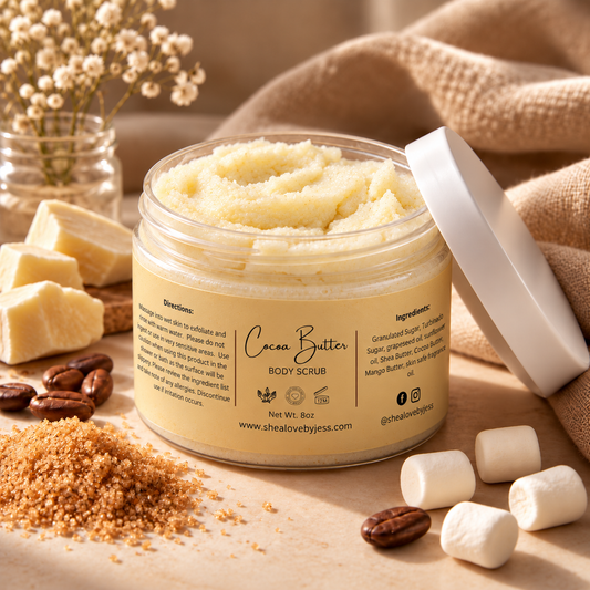 Cocoa Butter Sugar Scrub