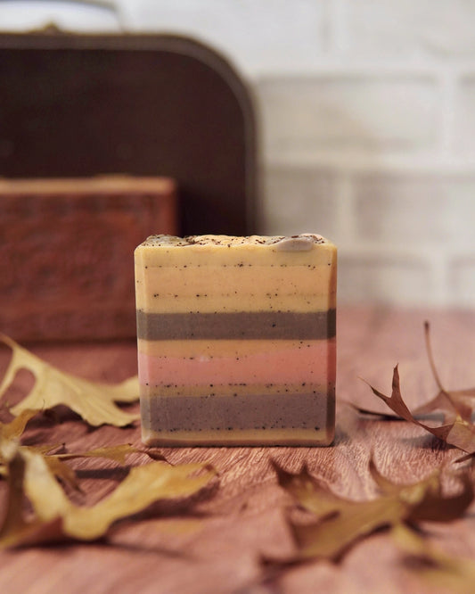 Sugared Sequoia - Exfoliating Coffee Scrub Shea Butter Soap