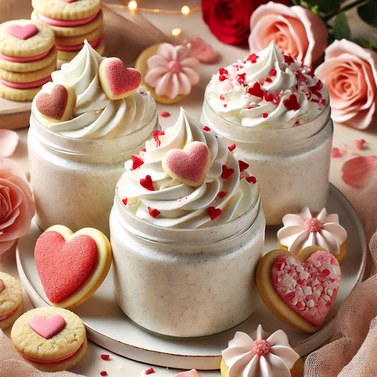 Foaming Sugar Scrub, Valentine's Day Collection