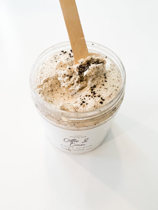 Coffee & Cream Body Butter Scrub - SheaLove By Jess