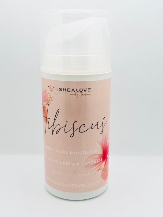 Hibiscus Facial Moisturizer - SheaLove By Jess