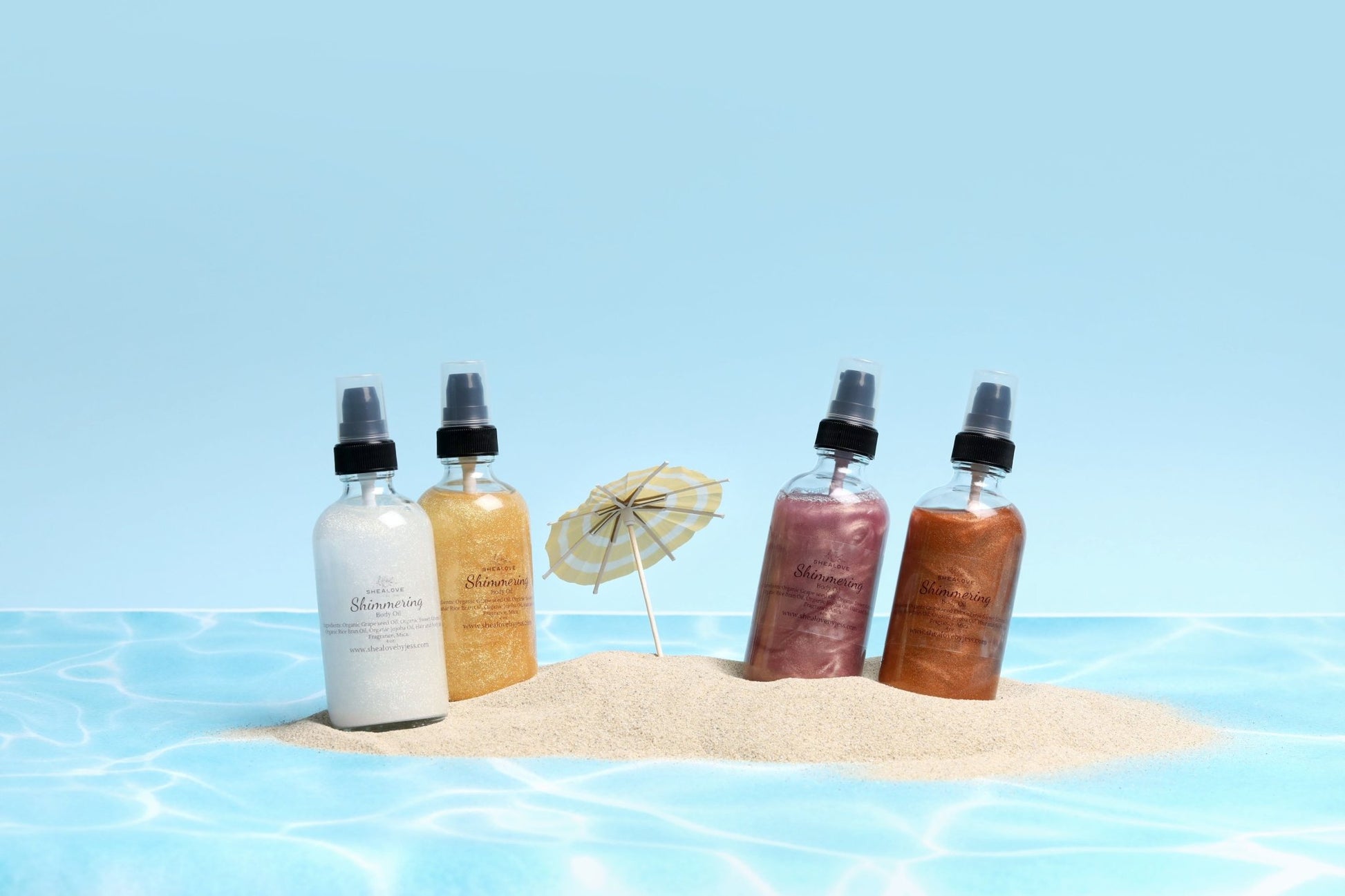 Shimmering Body Oil - SheaLove By Jess